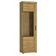image 1 of Cortina Tall Glazed Display Cabinet (LH) in Grandson Oak