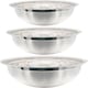 image 1 of Professional Stainless Steel German Mixing Bowls Set of 3