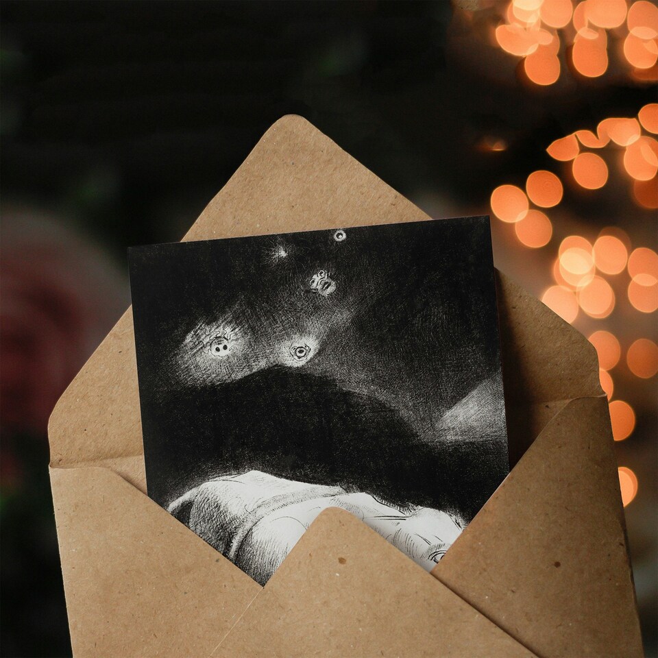 image 1 of Odilon Redon Art Card Life Awakening in Obscure Matter