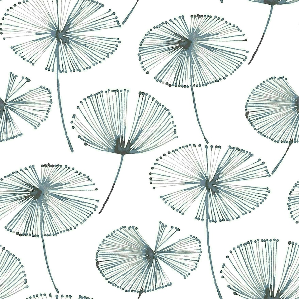 image 1 of NuWallpaper NU2683 Aya Peel & Stick Wallpaper, White Multi