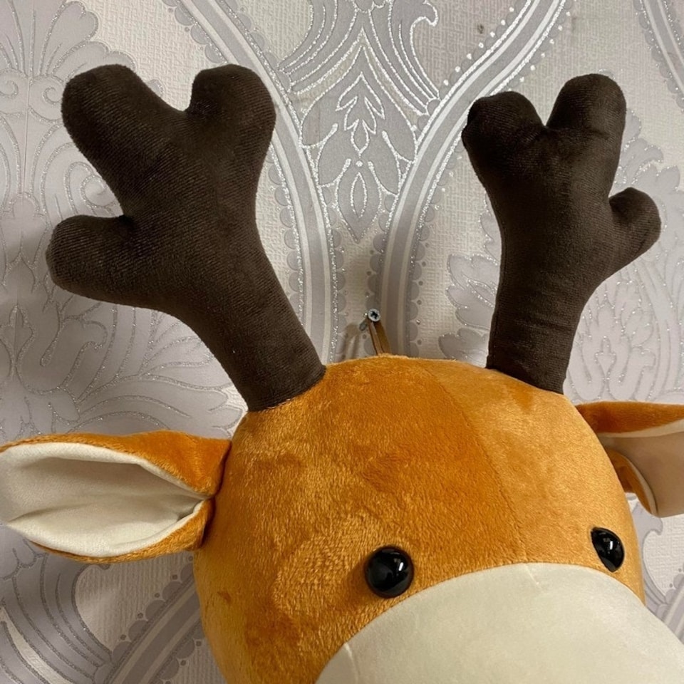 image 1 of Reindeer Head Hanger - L18 x W20 x H30 cm