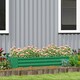 image 8 of Outsunny Galvanised Raised Garden Bed, 180x90x30cm Raised Planter, Green 