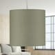 image 7 of Set of 2 Sage Green Textured Cotton 17cm Table Lamp Shades Green