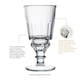 image 4 of Wine Glass: 1 x 40cl La Rochere Versailles Large Stemmed Wine Glass, Glass Clear
