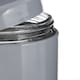 image 5 of Interiors by Premier Grey Steel Wrap Glass Storage Jar, 1500ml Capacity, Modern Design with Grey Steel Lid, Kitchen Storage
