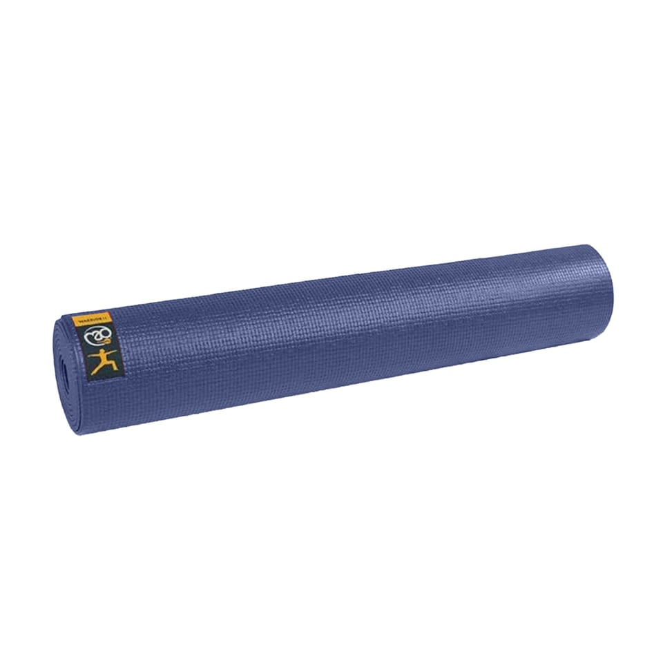 image 1 of Fitness Mad Warrior II Plus Yoga Mat - Dark Blue - One Size