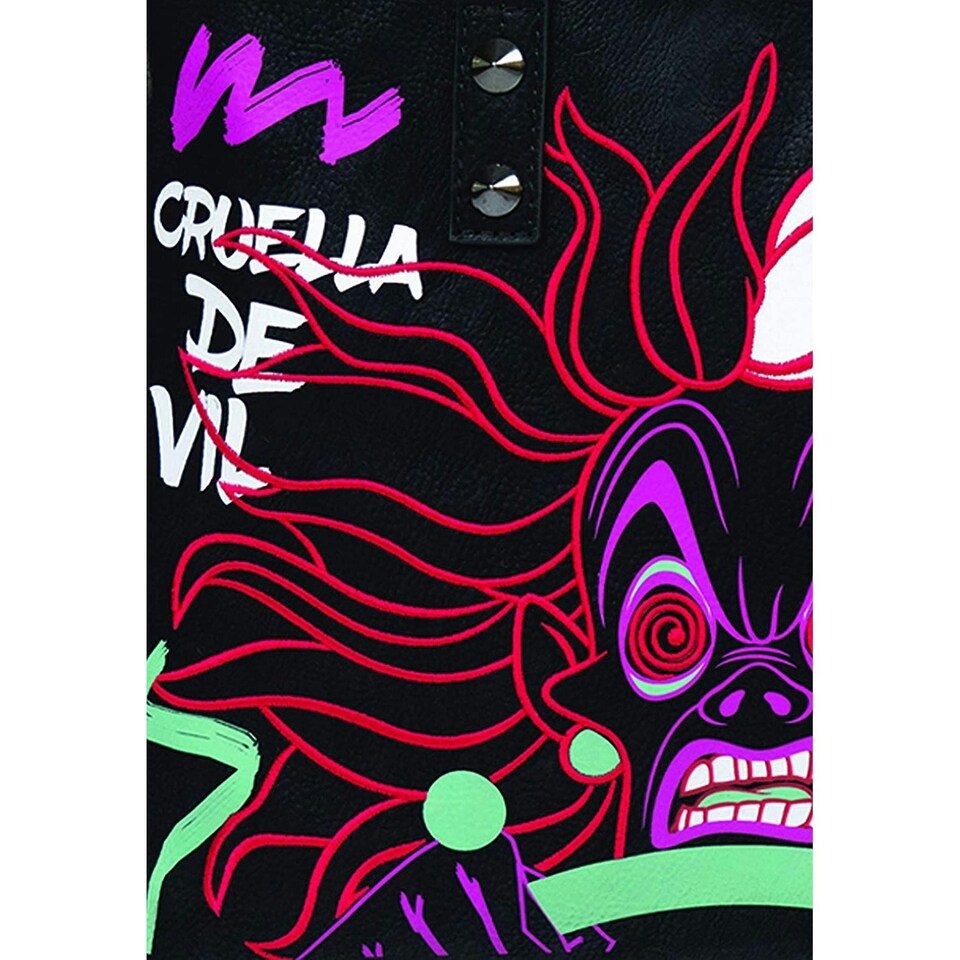 image 1 of Danielle Nicole Womens/Ladies Disney Cruella De Vil Tote Bag - Black/Multicoloured - One Size Black