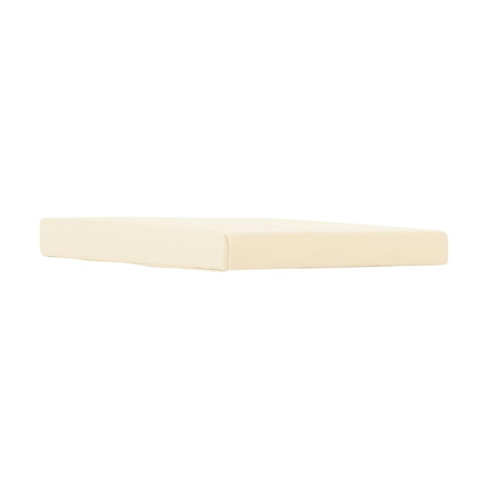 image 1 of Belledorm Jersey Cotton Deep Fitted Sheet - Ivory - Superking