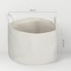 image 3 of HOMCOM 88L Cotton Rope Laundry Basket with Handles for Pillows Clothes Cream