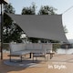 image 7 of Sun Sail Sonny, UV Protected, Water-Resistant and Anti-Tear | Grey | grey | 3 x 4 m | 1