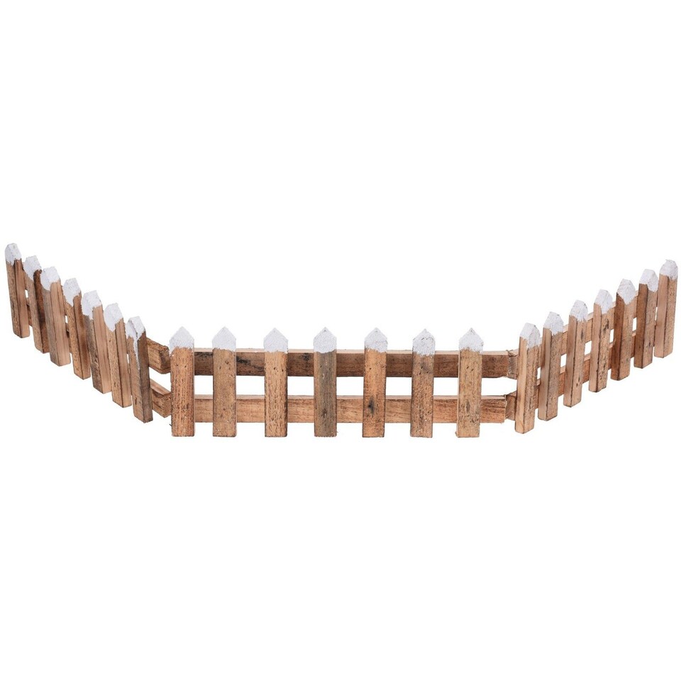 image 1 of Christmas Tree Wooden Snow Fence -1-2 Pack
