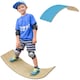 image 2 of AIYAPLAY Wooden Balance Board for Kids, Wobble Board with Felt | Blue | One Size