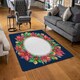 image 2 of Holly & Bright Leaves (Rug) Multi | Large: 140x200cm