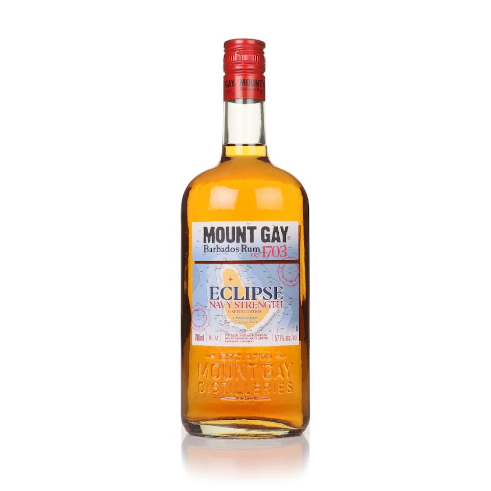 image 1 of Mount Gay - Navy Strength Rum | Multi | New | Vanilla, passionfruit, cardamon and leather notes. Palate: Roasted pineapple, mocha, butterscotch and seasalt. Body: Smooth, complex and bold. | 1