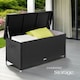 image 7 of Storage Box Kiruna - rattan garden furniture cushion storage 120 x 55 x 61.5 cm | Black | black | 121 x 56 x 60 cm | 1