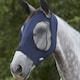 image 3 of Weatherbeeta Deluxe Stretch Horse Fly Mask With Ears - Navy/Black - Small Pony