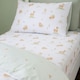 image 1 of Bianca Mini Moo Cow Cotton Fitted Sheet White | White | Single
