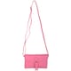 image 4 of Premium Soft Genuine Leather Cross Body Shoulder Bag, Tassel Detail Pink | Rose