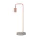 image 1 of Hill Interiors Copper Industrial Lamp With Stone Base (UK Plug) - Copper - One Size