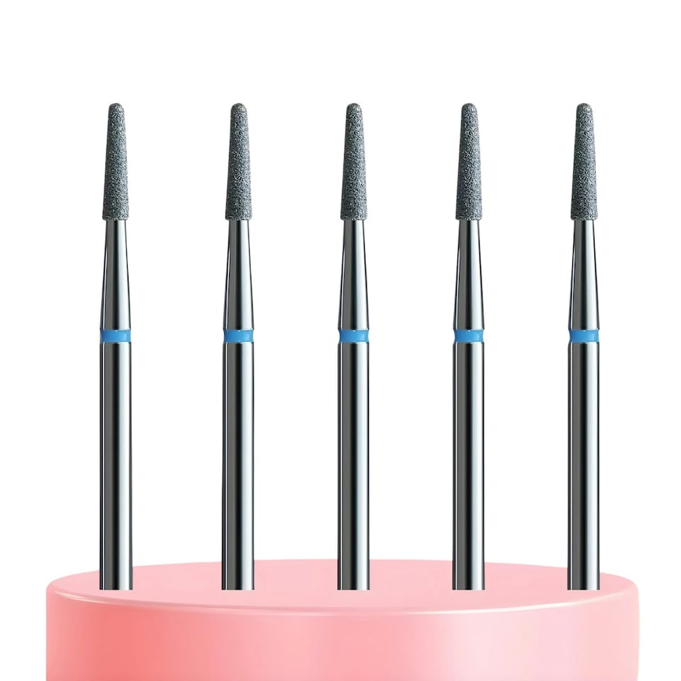 IQ Nails Rounded Cone Diamond Drill Bits 5pcs