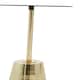 image 3 of Avola Black Marble Effect Top Gold Base Side Table Gold