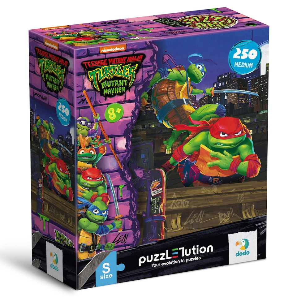 image 1 of Dodo Teenage Mutant Ninja Turtles Puzzle Leonardo and Raphael Small 250 Piece Jigsaw Puzzle