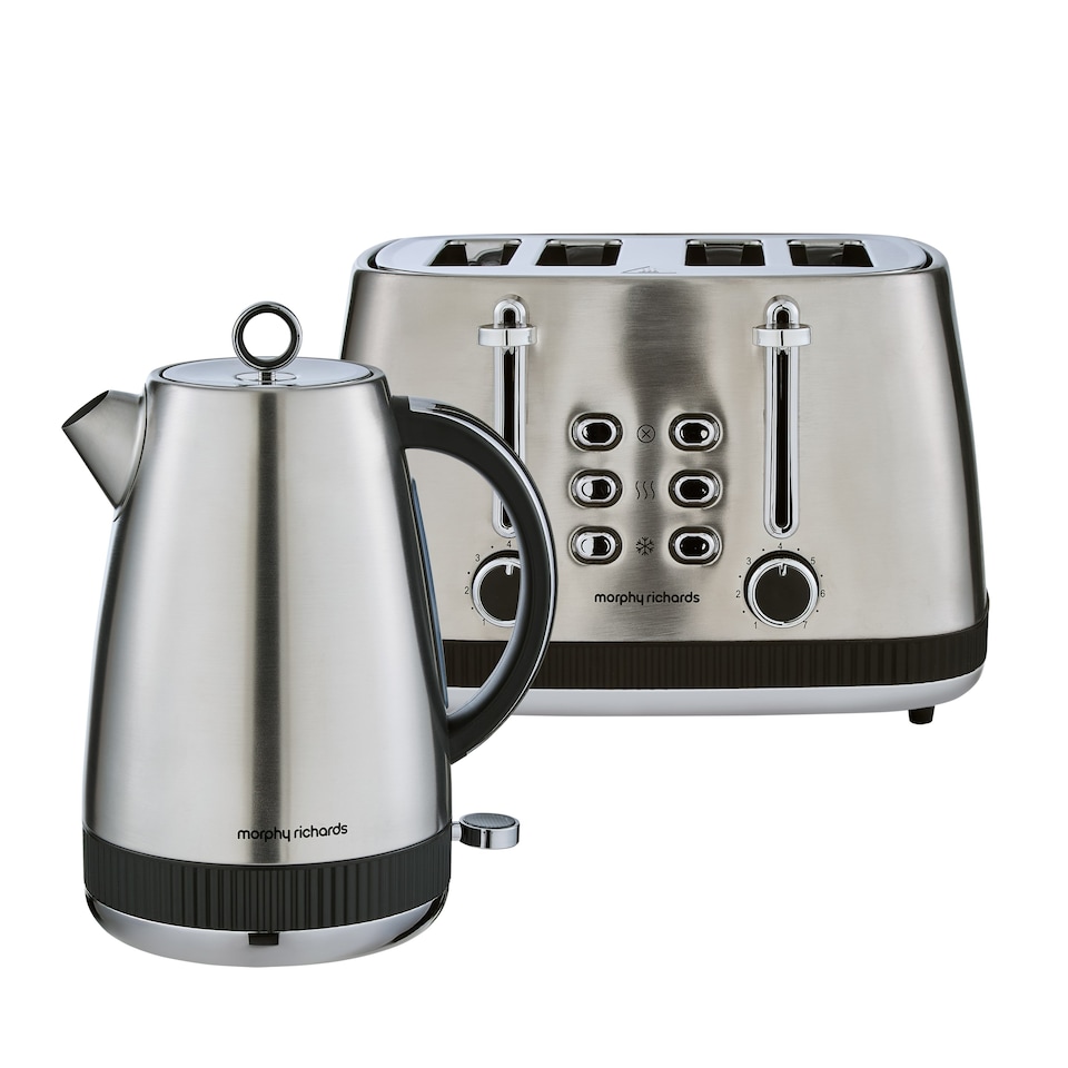 Morphy Richards Mexborough Kettle & Toaster Bundle Black Trim