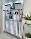 image 6 of Safetots Extra Tall Curved Top Safety Gate, 71cm - 80cm, Matt Grey, Extra Tall 100cm in Height, Pressure Fit Stair Gate