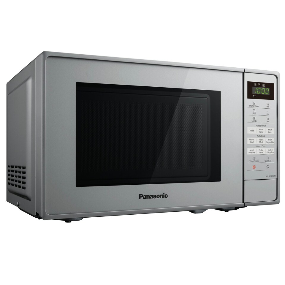 image 1 of Panasonic Microwave Oven & Grill, 800 Watt, 20 Litre, Silver, NN-K18JMMBPQ