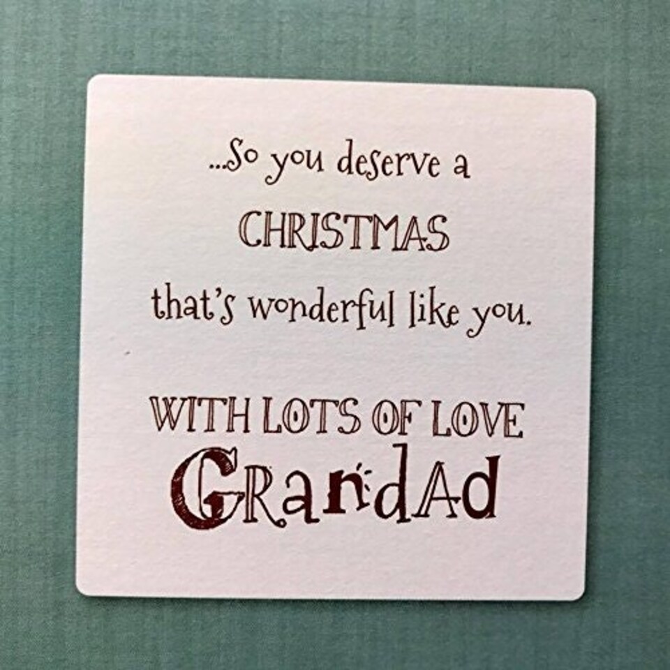 image 1 of GRANDAD - You're Special Fun and Lovely too Christmas Greeting Card