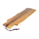 image 3 of 2pc Serving Set including Acacia Wood Baguette Board and 26cm Copper & Bamboo Serving Bowl Brown