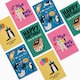 image 2 of Cat Birthday Card Pack – Box of 8 (4 Designs)
