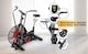 image 9 of Strongology TITANIUM Assault Bike Adjustable Resistance Dual Belt Magnetic 24” Fan Professional Air Bike with Clear LCD Display