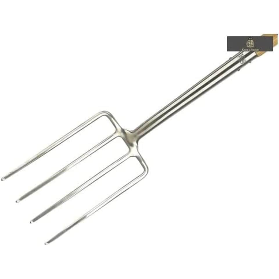 image 1 of Kent & Stowe Stainless Steel Border Fork Rust Resistant FSC Certified For Gardening | Multi | One Size | 1