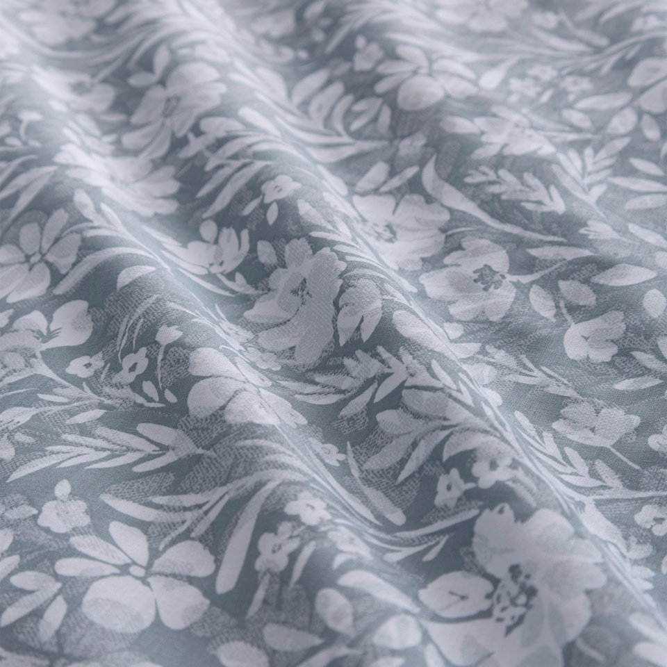image 1 of Olivia Duvet Cover Set Pillowcase Grey Grey Super King Grey | Super King