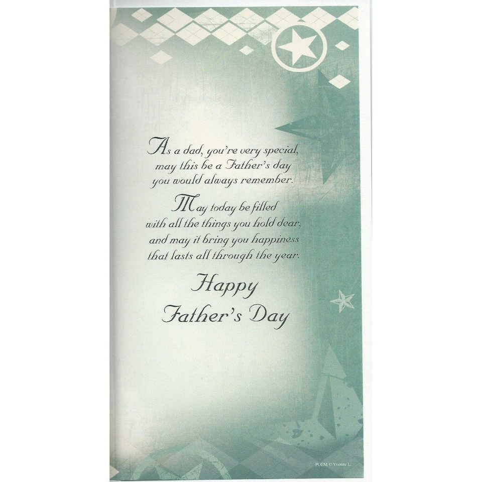 image 1 of With Love Dad Happy Father's Day card