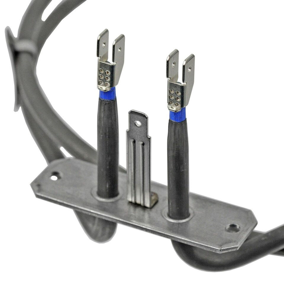 image 1 of SPARES2GO 2 Turn Heater Heating Element for Indesit Fan Oven Cooker 2000w