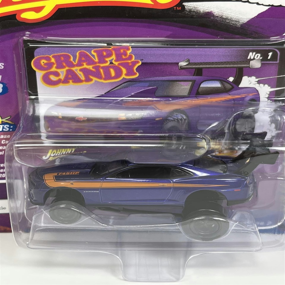 image 1 of 2011 Chevy Camaro Zinger Grape Sparkle 1:64 Scale Johnny Lightning JLSF024B