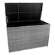image 1 of Rattan Cushion Storage Box 996L - Grey