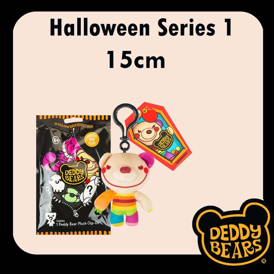 image 1 of vfm-estore Deddy Bears Halloween Mystery Bag Plush 15cm x 8cm