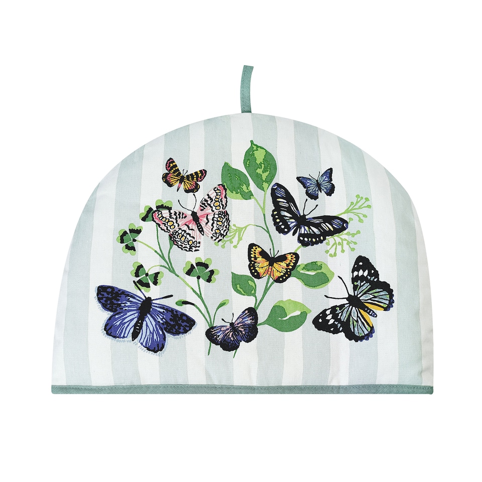 image 1 of Ulster Weavers Butterfly Grove Tea Cosy Blue