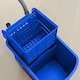 image 9 of HOMCOM 20L Compact Mop Bucket with Wringer and Handle, Mop Bucket on Wheels for Floor Cleaning, Separate Dirty and Clean Water, for Home, Flat, Blue