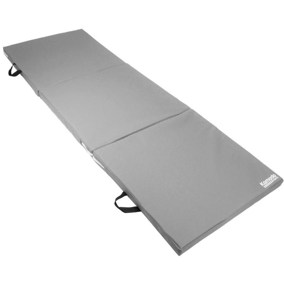 image 1 of Komodo Tri Folding Yoga Mat - Grey
