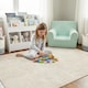 image 5 of Short Pile Rectangular Lined Pattern Rug 120x160cm