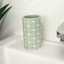 Showerdrape Mosaica Pistachio Green Tumbler