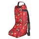 image 2 of Hy Thelwell Collection Balancing Act Boot Bag - Red/Navy - One Size