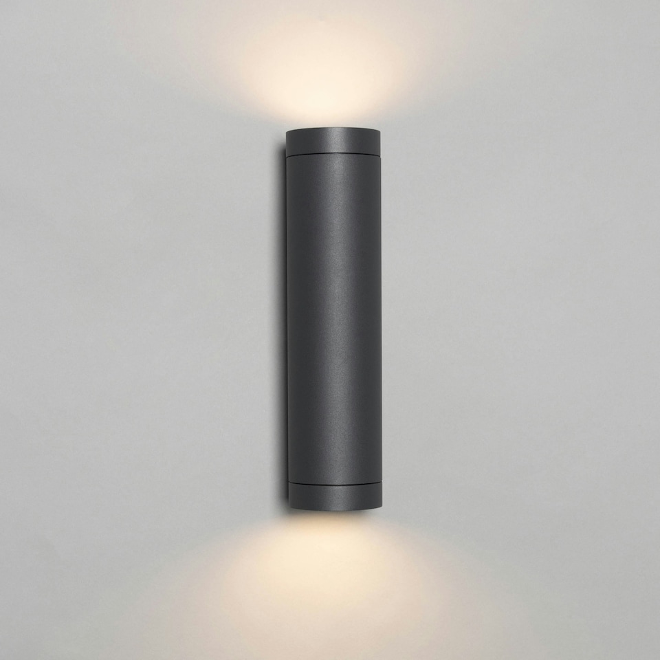 image 1 of BHS Polo Outdoor Wall Light, Dark Grey Grey | Anthracite