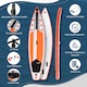 image 3 of Outsunny 10'6' x 30' x 6' Inflatable Stand Up Paddle Board, Non-Slip Deck Board with Adj Paddle, ISUP Accessories and Carry Bag, for Youth Adults Beginner, White | White | White