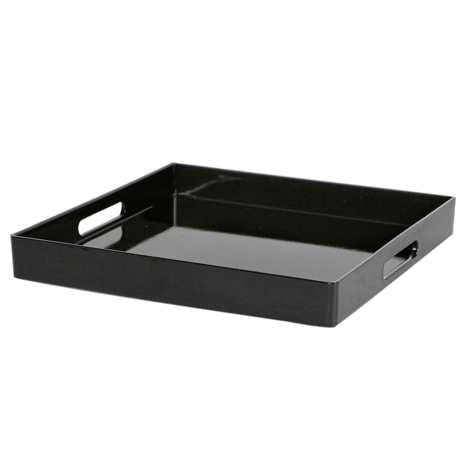 image 1 of Argon Tableware Square Serving Tray - 33cm - Black