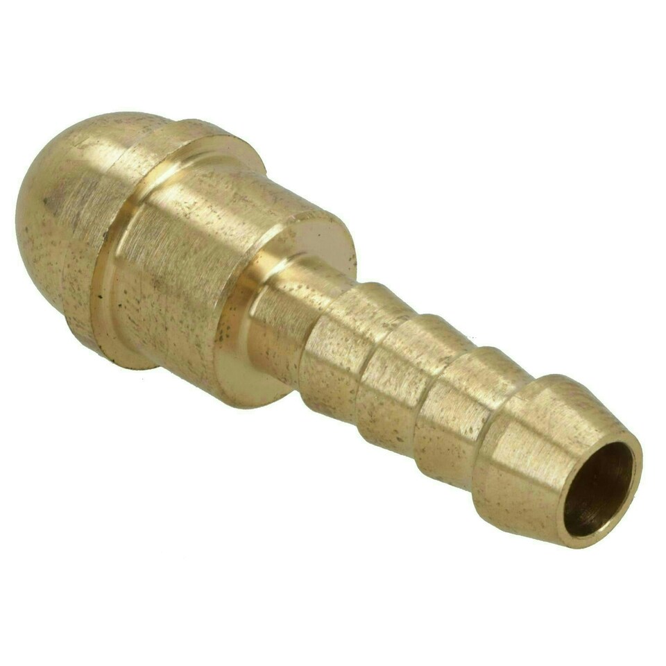 image 1 of Welding Gas Hose Connector 5/16 Hose Tail with 3/8 BSP Left Handed Thread 1pc